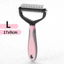 Pet Grooming Comb: Shedding Trimming Deshedding Brush Tool