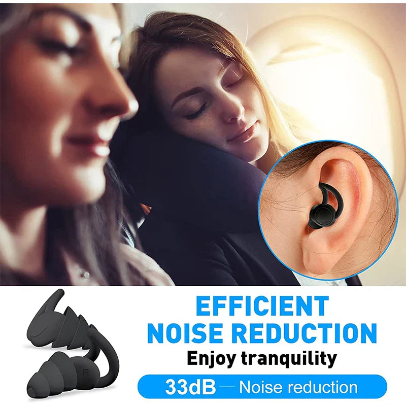 Soundproof Earplugs: Ultimate Noise Reduction for Peaceful Sleep & Travel  ourlum.com   