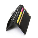 Slim Zipper Wallet: Stylish PU Leather Card Holder Pocket