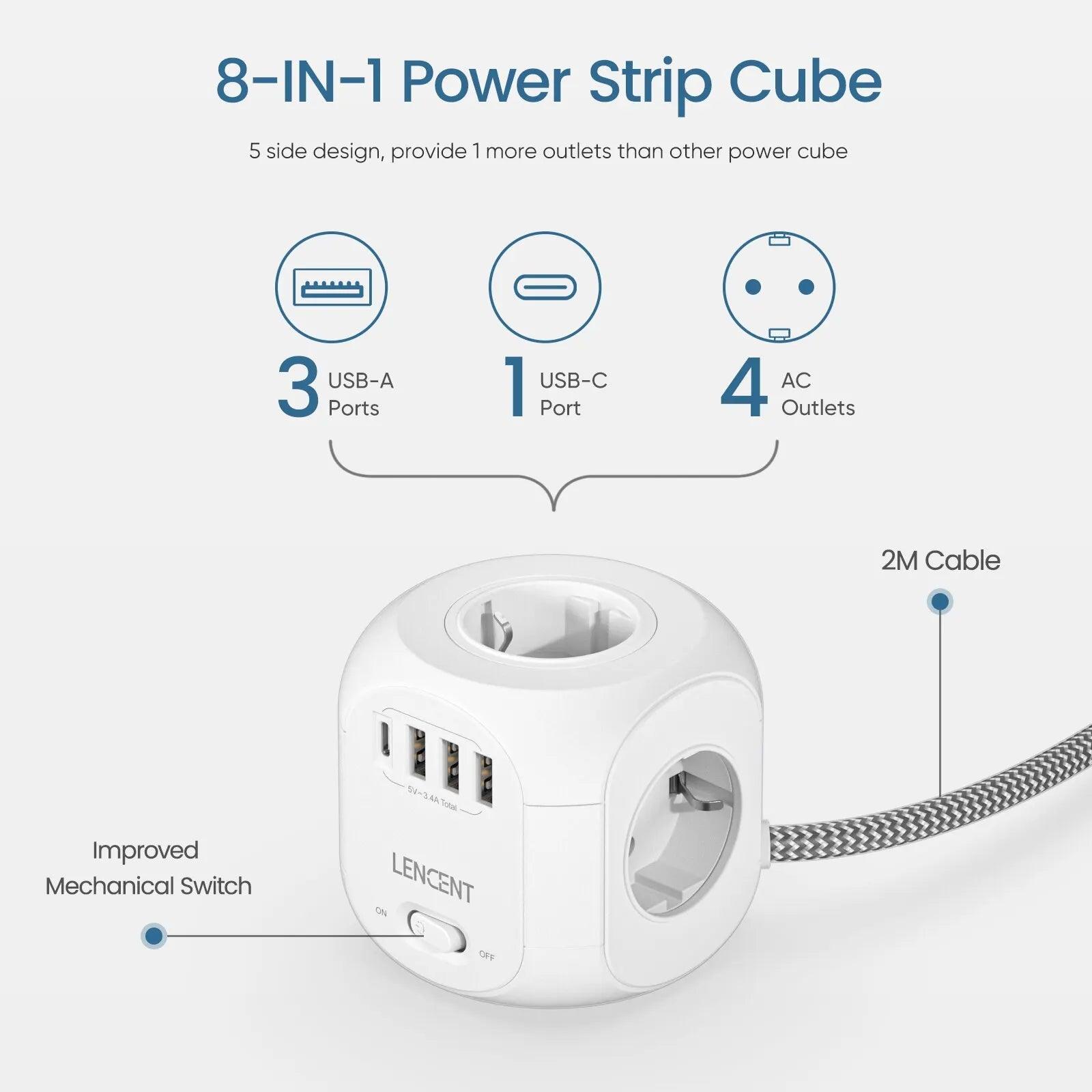 LENCENT Ultimate Power Solution: Versatile Charging Hub for Home  ourlum.com   