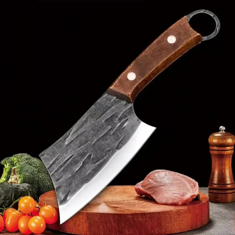 Handcrafted Kitchen Cleaver Knife for Meat Vegetables Fruits