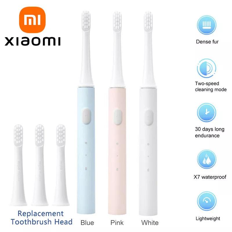 Electric Toothbrush T100 by XIAOMI Mijia - Colorful, USB Rechargeable, IPX7 Waterproof - Zone Reminder, High-Frequency Vibration, Two Brushing Modes  ourlum.com   