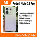 Xiaomi Redmi Note 13 Pro 5G Smartphone 6.67 Inch 200 MP