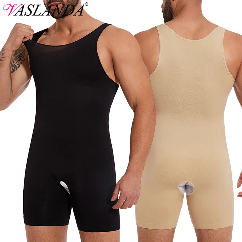 Men's Slimming Compression Bodysuit - Ultimate Body Shaper & Tummy Control Underwear