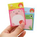 8 Piece Sticker Cute Animal Sticky Notes Notepad Memo Pads