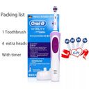 Rotating Whitening Electric Toothbrush: Deep Clean Rechargeable