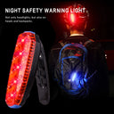 Compact Multi-Function LED Bicycle Taillights for Safety