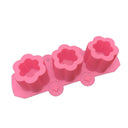 3 Cavity Plum Blossom Succulent Flowerpot Mold Ice Tray