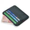 Retro First Layer Genuine Leather Card Bag Super Thin Wallet