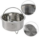 Stainless Steel Instant Pot Steamer Basket with Silicone Handle