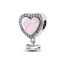 Dog Pet Charms 925 Silver Paw French Bulldog Beads Jewelry