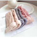 Women Winter Thick Plush Suede Touchscreen Gloves Mittens