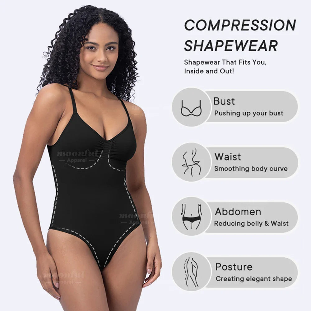 High Elastic Bodysuit Shapewear for Women - Tummy Control & Butt Lifter