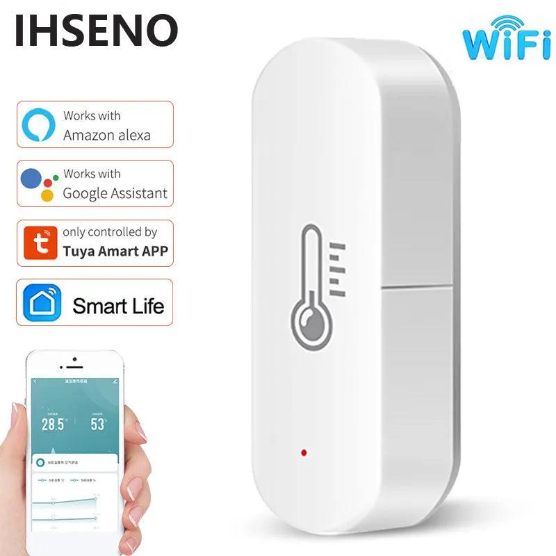 IHSENO Smart WiFi Environment Monitor: Alexa Google Home Control  ourlum.com   