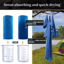 Ultra-Absorbent Quick-Dry Microfiber Towel 40x80CM Blue