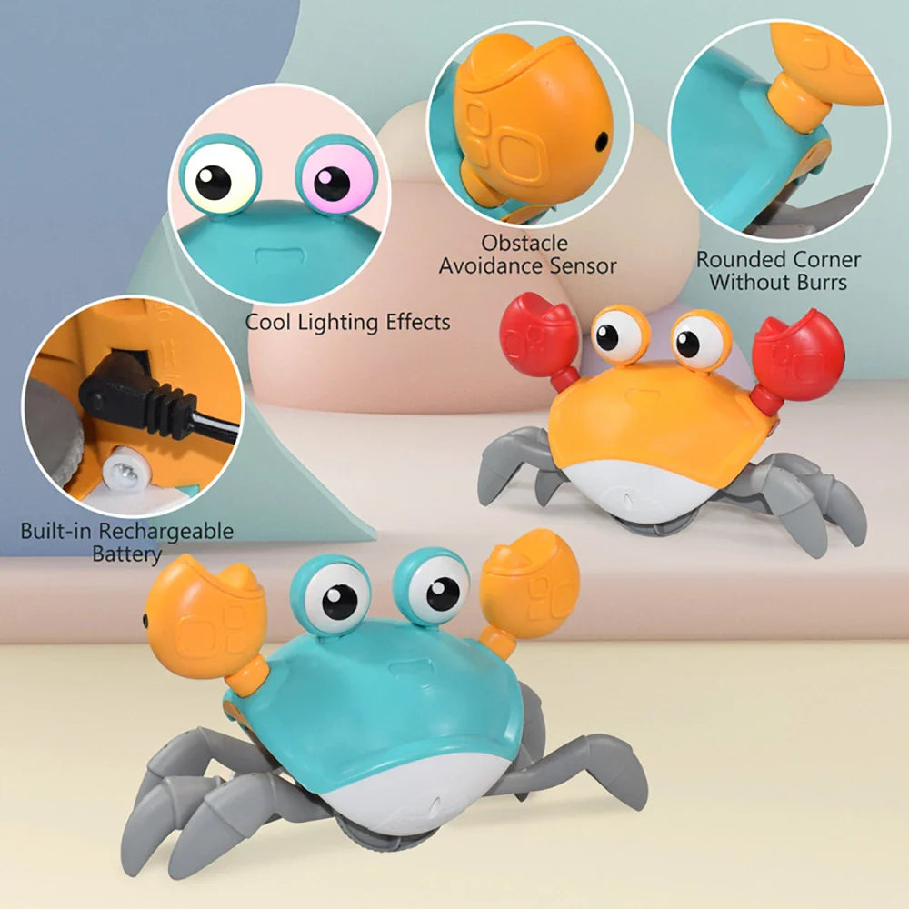 Crawling Crab Octopus Toy: Interactive Musical Educational Toddler Gift  ourlum.com   