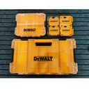 Stackable DEWALT Drill Parts Storage Box for Tool Organization