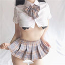 Japanese Style Cosplay Schoolgirl Pleated Mini Skirt