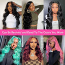 Premium Brazilian Body Wave Lace Front Wig Remy Hair Deluxe