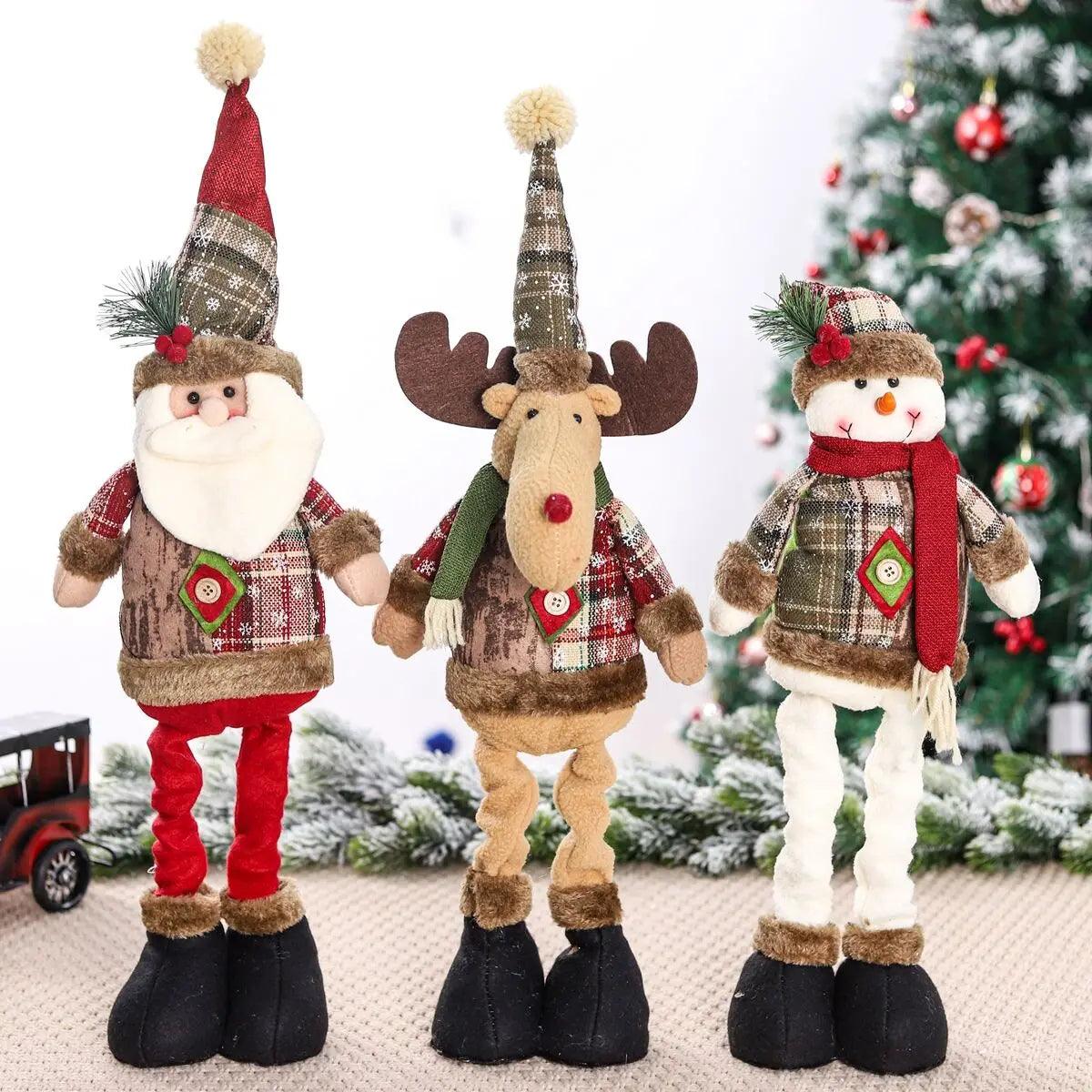 Telescopic Christmas Doll - Festive Cheer & Joyful Holiday Decor  ourlum.com   