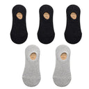 Breathable Mesh Men's Cotton Socks - Pack of 5 Pairs, Non-slip Silicone, Summer Thin Sports Socks  Our Lum 3black 2grey EU 37-45 