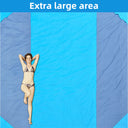 Portable Waterproof Beach Blanket and Camping Mat 2x2.1m