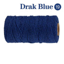 Cotton Macrame Cord Rope Twine String Crafts DIY Bohemia Wedding Decor  ourlum.com SLQ 19 Dark blue  