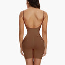 Seamless Bodysuit Shapewear for Women - Open Crotch Waist Trainer & Body Shaper