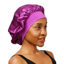 Elegant Satin Sleep Cap for Quality Rest and Comfort