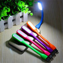 5PC Mini USB LED reading lamp, Portable book lamp, camping night lights, Led Energy Saving Light, notebook computer,Random Color