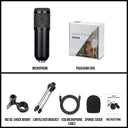 BM-800 USB Recording Microphone Kit For Gaming Podcasting