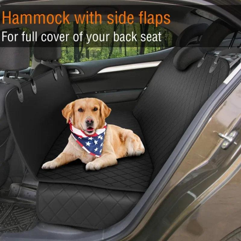 Dog Car Hammock Seat Cover - Waterproof Pet Travel Mat for Small Medium Large Dogs  ourlum.com   