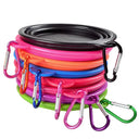 Collapsible Silicone Pet Bowl for Outdoor Travel Adventures