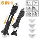 5 In 1 Silicone Scraper Sealant Smooth Remover Tool Set