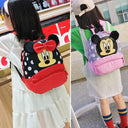 5 Style Disney Cartoon Backpack For Baby Boys Girls Minnie Mickey Mouse Children Lovely Schoolbag Kindergarten Kids Toys