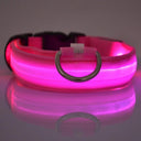 Glowing Nylon LED Dog Leash and Collar Set for Night Safety  ourlum.com   