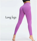 Seamless High Waist Nude Yoga Pants Women's Hip Lifting Fitness