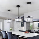 Glass Led Pendant Light Modern Ceiling Lamp Adjustable Fixture