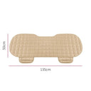 Car Seat Cover Front Rear Flocking Cloth Cushion Non Slide Winter