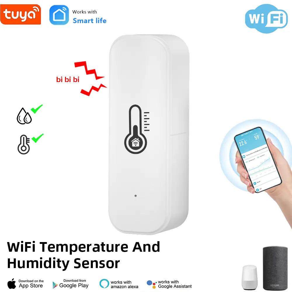 Smart Indoor Sensor with Remote Monitoring: Ultimate Home Climate Control  ourlum.com TH08  