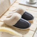 Luxury Winter Plush Fur Slippers Chic Indoor Comfort