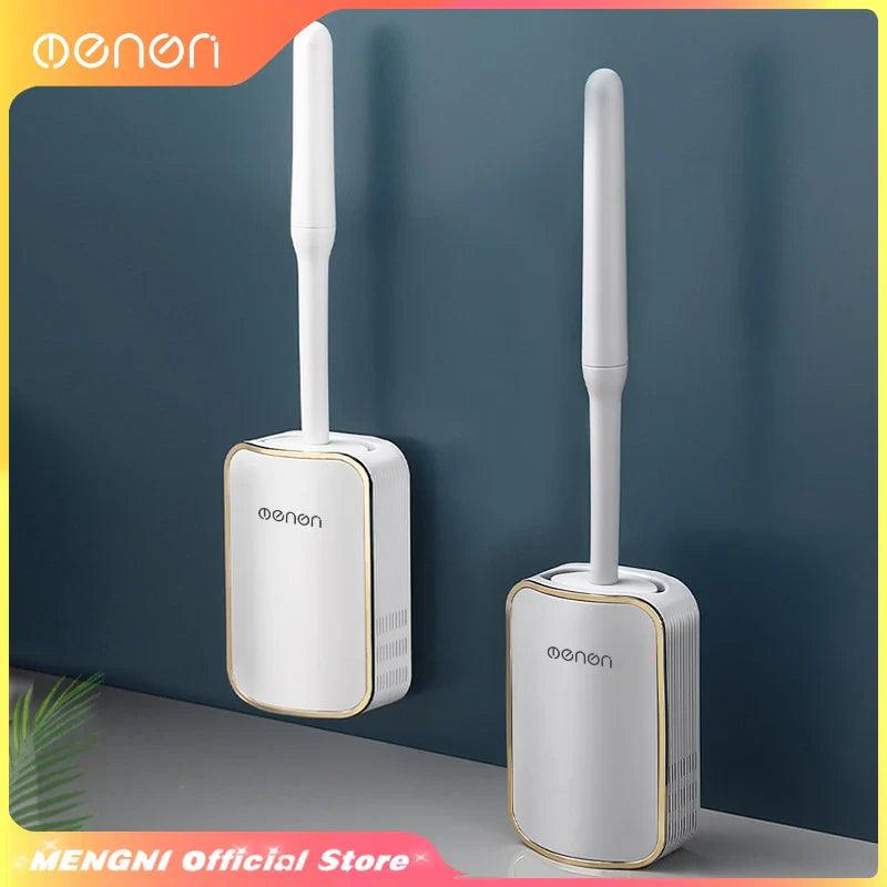 Luxury Wall-mount Toilet Brush Set: Impeccable Bathroom Cleanliness  ourlum.com   