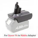 Adapter For Makita Dewalt Milwaukee 18V Battery Converter To Dyson V6 V7 V8