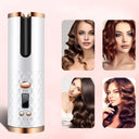 Cordless Curling Iron USB Rechargeable Portable Hair Curler