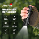 UltraFire T1 Pro LED Tactical Flashlight 1200LM Powerful Torch