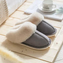 Luxury Winter Plush Fur Slippers Chic Indoor Comfort