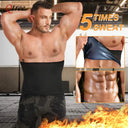 Qtree Men Slimming Body Shaper Sauna Sweat Belt Trainer