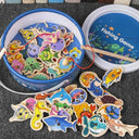 Wooden Magnetic Fishing Game: Educational Parent-Child Toy for Marine Life Exploration  ourlum.com   