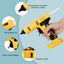 Cordless Electric Handheld Hot Glue Gun For Dewalt Tools