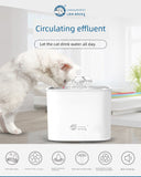 Pet Fountain Automatic Circulation Cat Water Fountain 50oz